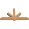 Ekena Millwork Kennewick Timber Gable Bracket, Western Red Cedar, 48"W x 26"H x 3 1/2"D x 3 1/2"F, 13/12 Pitch GBW048X26X0404KEN00SWR - alternate 3